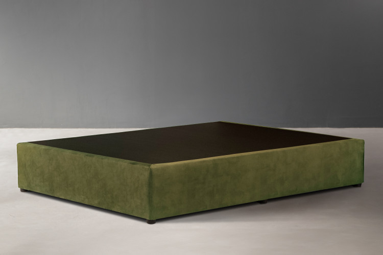Demo - Zoey Bed Base-D-Aged Emerald Demo Clearance - 1