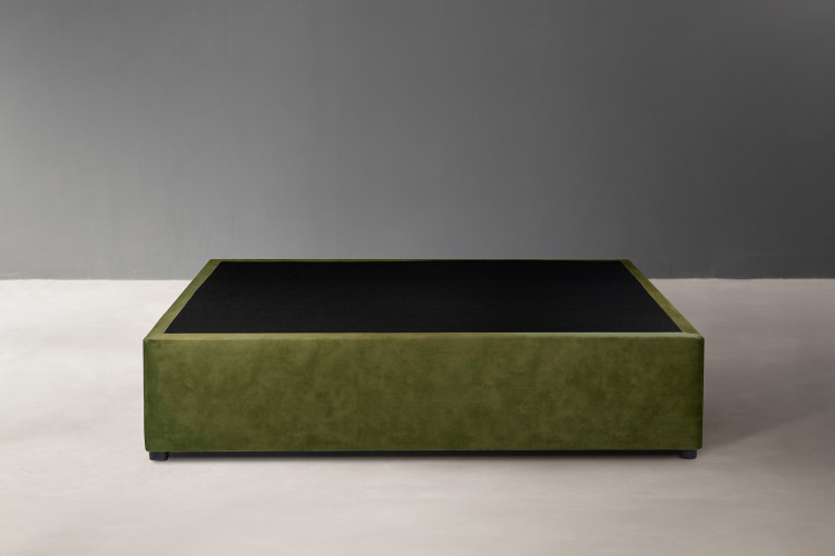 Demo - Zoey Bed Base-D-Aged Emerald Demo Clearance - 1