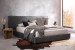 Matlock Kendrix Leather Bed - Grand King XL - Charcoal King Extra Length Beds - 1