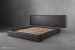 Matlock Kendrix Leather Bed - Grand King XL - Charcoal King Extra Length Beds - 3