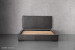 Matlock Kendrix Leather Bed - Queen - Charcoal Queen Size Beds - 5