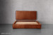 Matlock Kendrix Leather Bed - Queen - Burnt Tan Queen Size Beds - 4