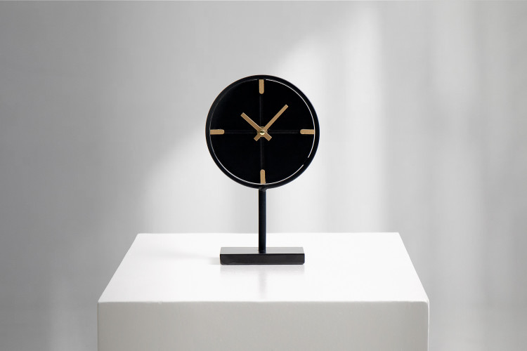 Lorcan Table Clock - Black Clocks - 1