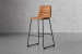 Bennet Leather Tall Bar Chair - Tan Bar Chairs - 1