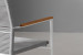 Rozina Patio Dining Chair - White Patio Dining Chairs - 7