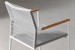 Rozina Patio Dining Chair - White Patio Dining Chairs - 6