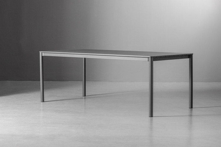 Venice Patio Dining Table - Charcoal - 2m Patio Dining Tables - 2
