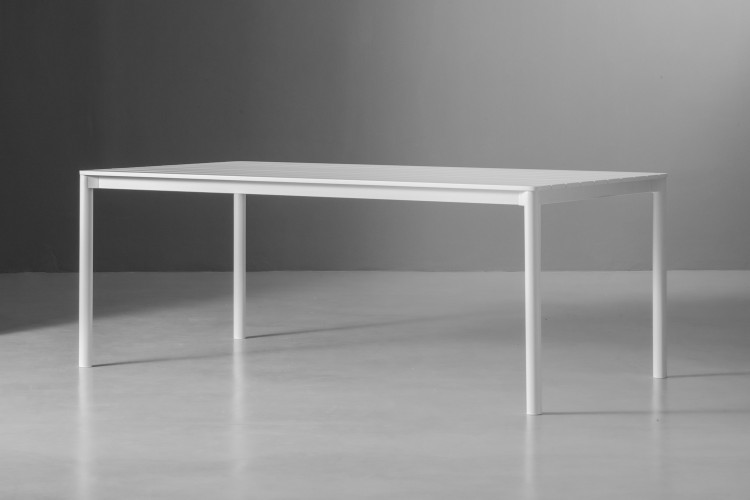 Venice Patio Dining Table - White - 2m Patio Dining Tables - 1