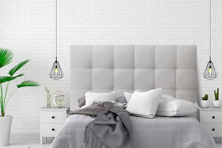 Ariella Bed - Double - Alaska Taupe Double Beds - 1