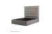 Ariella Bed - King - Alaska Grey King Size Beds - 2