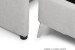 Madison Bed - Three Quarter - Alaska Taupe Three Quarter Beds - 1