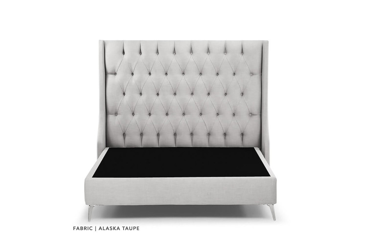 Madison Bed - Queen - Alaska Taupe Queen Size Beds - 5