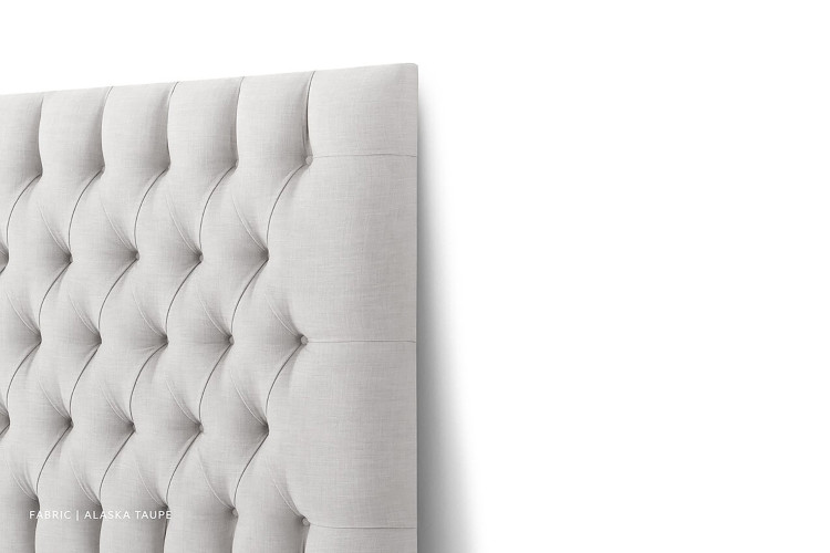 Catherine Headboard - Double - Alaska Taupe Double Headboards - 1