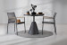 Andora Round Patio Dining Table - Charcoal Patio Dining Tables - 2