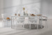 Venice Patio Dining Table - White - 2m Patio Dining Tables - 2