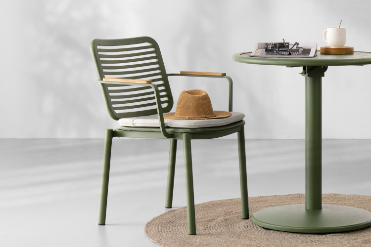 Ceylon Patio Dining Chair - Thyme Patio Dining Chairs - 1