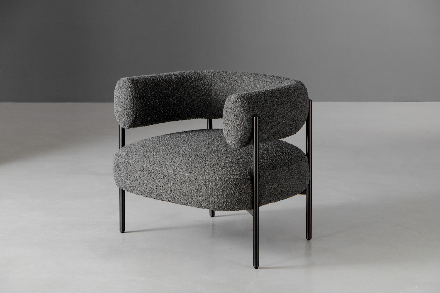 Harlow Armchair Storm Grey Cielo