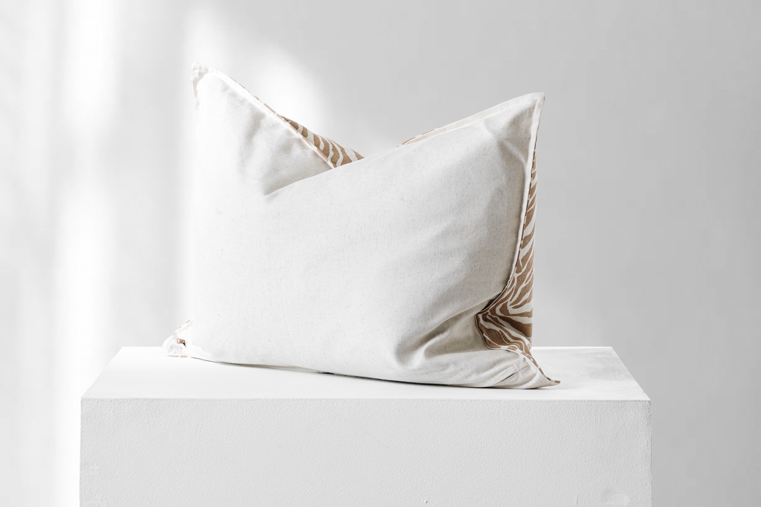 Tribal Zebra Sand - Duck Feather Scatter Cushion | Cielo