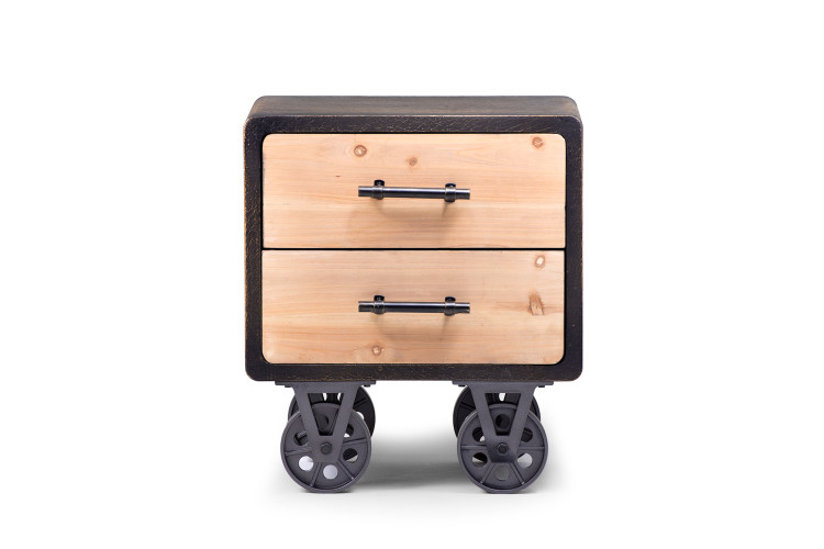 Reuben 2 Drawer Pedestal Pedestals and Bedside Tables - 2