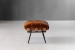 Fidel Leather Footstool - Tan Footstools - 2