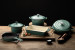 Nouvelle Cast Iron 8-Piece Cookware Set - Misty Teal Nouvelle Cast Iron Sets - 2