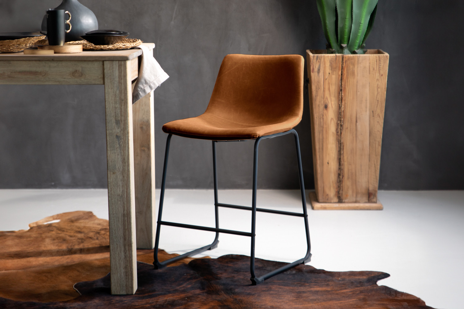 Harvey Counter Bar Chair Tan Cielo