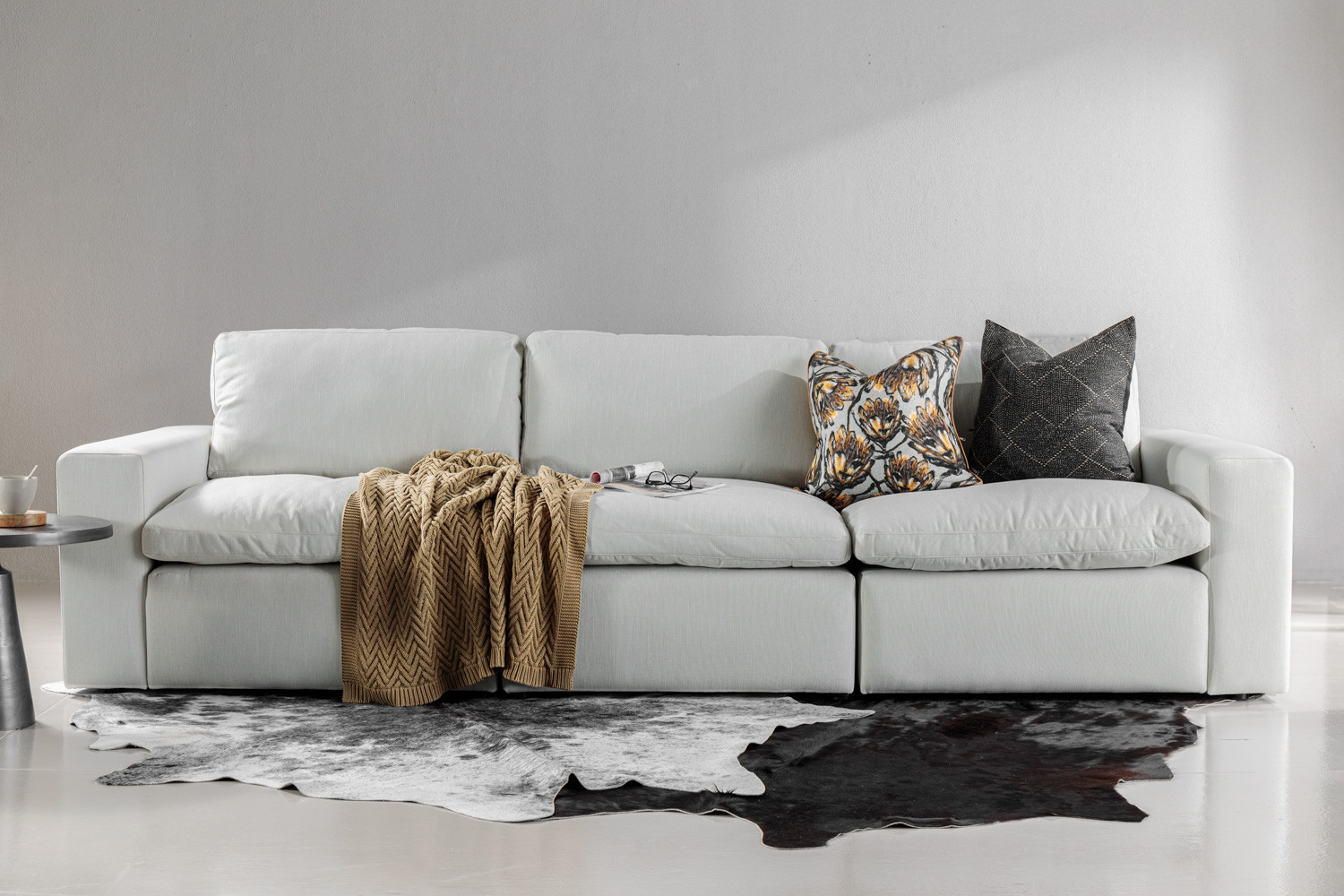 Bexley Modular 4-Seater Couch - Pearl For Sale | Cielo