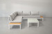 Bristol Corner Patio Lounge Set - Stone Corner Patio Lounge Set - 4