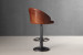 Bronson Leather Tall Bar Stool - Vintage Brown Bar & Counter Chairs - 7