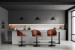 Bronson Leather Counter Bar Stool - Vintage Brown Bar & Counter Chairs - 4