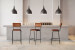 Crowe Leather Tall Bar Stool - Bourbon Bar & Counter Chairs - 4