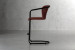 Arizona Leather Tall Bar Chair - Mocha Arizona Bar Chair Collection - 5