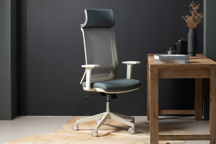 Clay Office Chair - White Clay Office Chair Collection - 1