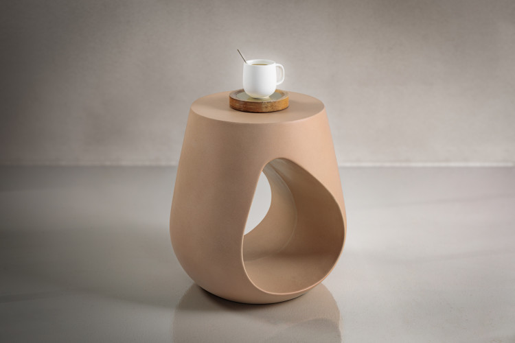 Zyron Side Table - Clay Side Tables - 2