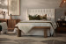 copy of Genevieve Headboard - Double - Ivory Double Headboards - 1