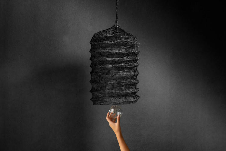 Rhea Pendant - Black Pendants - 1