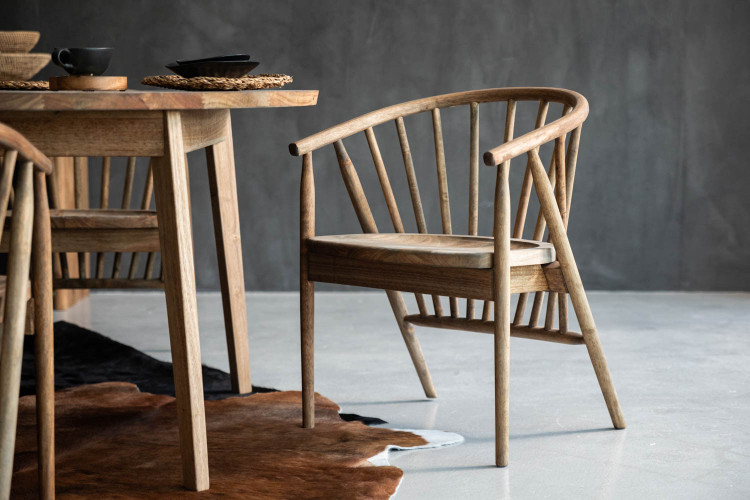 Lyon Armchair - Summer Oak Dining Chairs - 8
