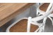 Montreal La Rochelle 8-Seater Dining Set - Rustic White  - 2.4m 8-Seater Dining Sets - 5