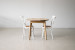 Lumiere La Rochelle - 2-Seater Dining Set - Rustic White 2-Seater Dining Sets - 2