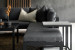 Tirana Corner Patio Lounge Set - Matt Black & Grey Corner Patio Lounge Set - 6