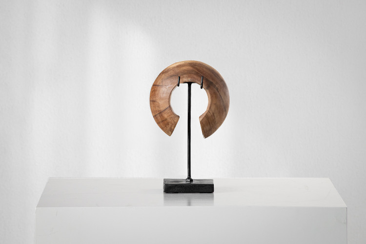 Zazu Wooden Sculpture - Medium Sculptural Art - 1