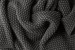 Jamali Moss Knit Throw - Slate Grey Throws - 6
