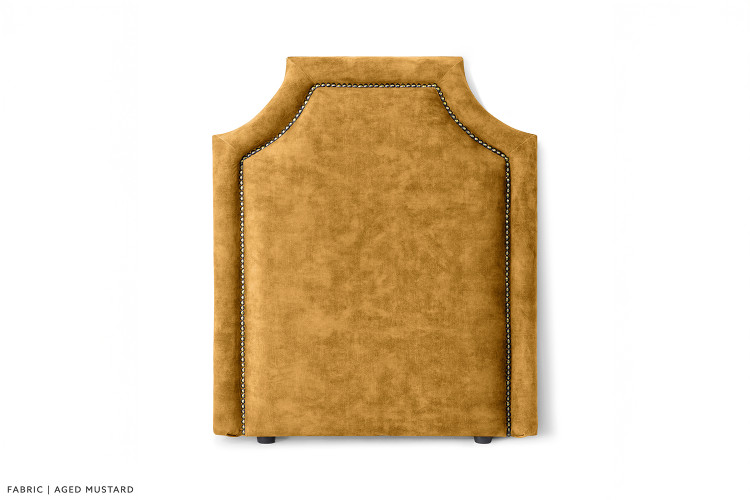Rachel Headboard - Single - Aged Mustard Single Headboards - 1