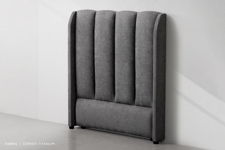 Corina Headboard - Single - Everest Titanium Single Headboards - 1