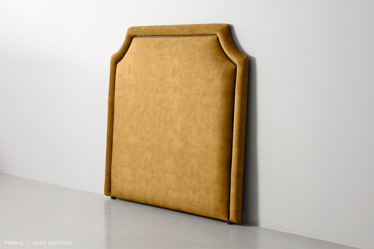 Rachel Headboard - King - Aged Mustard King Headboards - 1