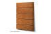 Drew Headboard - Single - Aged Mustard Single Headboards - 1