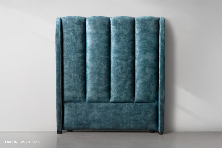 Corina Headboard - Single - Aged Teal Single Headboards - 1