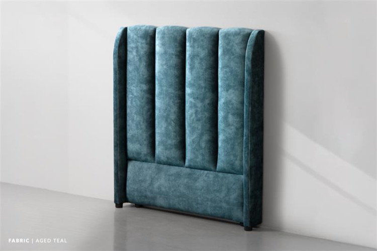 Corina Headboard - Three Quarter - Aged Teal 3/4 Headboards - 1