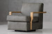 Elara Leather Swivel Armchair - Graphite Armchairs - 2