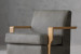 Elara Leather Swivel Armchair - Graphite Armchairs - 6